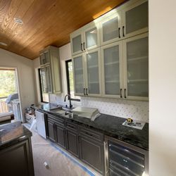 A1 Quality Contractor - Finished kitchen for ADU (affordable dwelling unit) built from the ground up. Finished. Location: Galt, CA