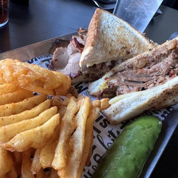 Proof 22 - Brisket melt - Bars Near Me - Plymouth, Massachusetts