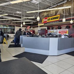 Les Schwab Tire Center - Inside the service center