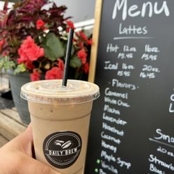 Daily Brew Coffee Trailer - Iced White Chocolate Mocha Latte