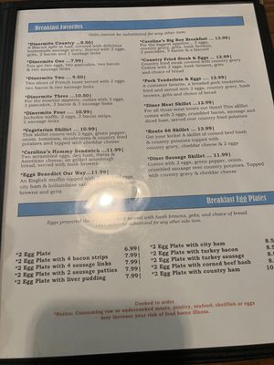 Menu photo 4 Carolina’s Diner High Point, NC