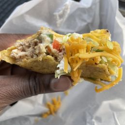 This chicken taco with spicy Pico De Gallo was delightful