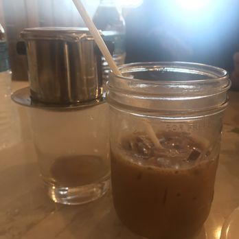 Pho Play - $3.50 for half a mason jar of Vietnamese coffee. Absolutely absurd. - Vietnamese Near Me - Castro Valley, California Pho Play - $3.50 for half a mason jar of Vietnamese coffee. Absolutely absurd. - Vietnamese Near Me - Castro Valley, California