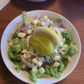 Truly Greek - Medium Greek salad... no tomato or olives! - Mediterranean Near Me - Brandon, Florida