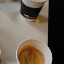 Rally - Cortado and vanilla cardamom latte