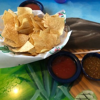 El Azteca Mexican Restaurant - Chips and Salsa. Mild left, hot right. - Mexican Near Me - Claremore, Oklahoma El Azteca Mexican Restaurant - Chips and Salsa. Mild left, hot right. - Mexican Near Me - Claremore, Oklahoma