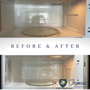 Imperial Cleaning Services - Before and after microwave cleaning - Home Cleaning Near Me - Clearwater, Florida Imperial Cleaning Services - Before and after microwave cleaning - Home Cleaning Near Me - Clearwater, Florida