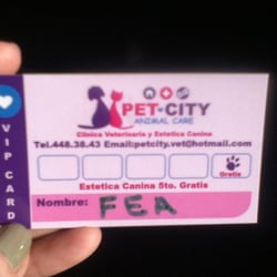 Pet City Animal Care - Tarjeta de cliente frecuente, al tener 4, el 5to es gratis.