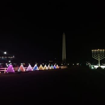 National Christmas Tree - Smaller cones of lights, as well as the inclusion of other religious traditions and the Washington Monument. - Local Flavor Near Me - Washington, DC, District of Columbia National Christmas Tree - Smaller cones of lights, as well as the inclusion of other religious traditions and the Washington Monument. - Local Flavor Near Me - Washington, DC, District of Columbia