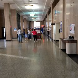 US Post Office - Friday line, early morning.