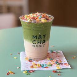 Matcha Magic - Fruity Pebbles Matcha Latte (seasonal)