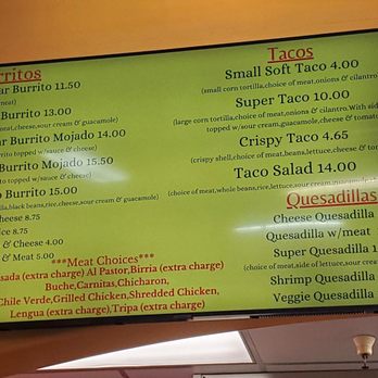 Super Burrito - Menu - Mexican Near Me - Sunnyvale, California Super Burrito - Menu - Mexican Near Me - Sunnyvale, California