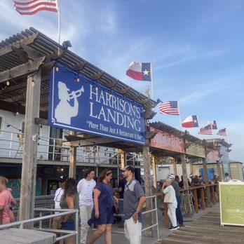 Harrison's Landing - Main entrance - Seafood Near Me - Corpus Christi, Texas