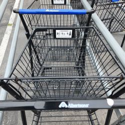 Albertsons - I love these smaller carts for a quick trip into the store.