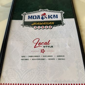 Moa Kai Hawaiian Diner - menu front page - Hawaiian Near Me - Orlando, Florida Moa Kai Hawaiian Diner - menu front page - Hawaiian Near Me - Orlando, Florida