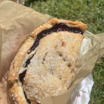 Mariposa Baking Company - summer fruit hand pie/mini galette with blueberries and peaches - Bakeries Near Me - Oakland, California