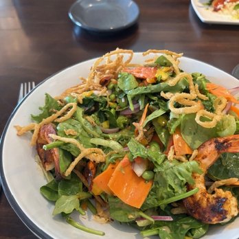 The Middle - Thai Crunch Salad with Shrimp - Salad Near Me - Watertown, Connecticut The Middle - Thai Crunch Salad with Shrimp - Salad Near Me - Watertown, Connecticut