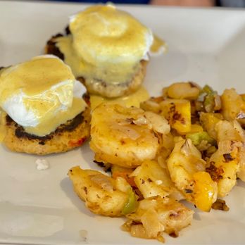 Nick’s Bistro - Crab Cake Benedict - Greek Near Me - Forest Hills, New York Nick’s Bistro - Crab Cake Benedict - Greek Near Me - Forest Hills, New York