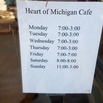 505 Cafe - Hours as of 10/2/2017 - Pizza Near Me - Clare, Michigan