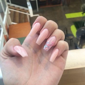 Lee Nails and Spa - pink with butterfly accent by kevin - Waxing Near Me - Pomona, California Lee Nails and Spa - pink with butterfly accent by kevin - Waxing Near Me - Pomona, California