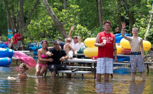 Delaware River Tubing by null