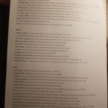 BATA - Wine List - New American Near Me - Tucson, Arizona