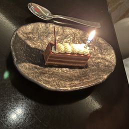 Birthday dessert