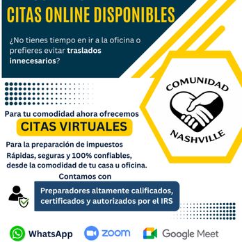 Comunidad - Tax Services Near Me - Nashville, Tennessee Comunidad - Tax Services Near Me - Nashville, Tennessee