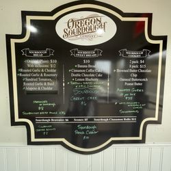 Oregon Sourdough - Menu 10/23/25