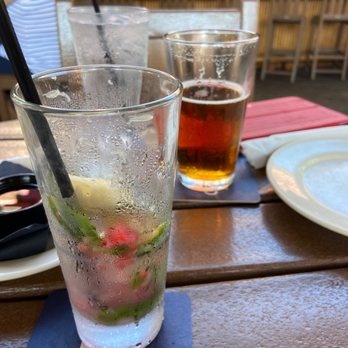Grind At Kona Tiki Bar - Raspberry mojito - New American Near Me - Ormond Beach, Florida