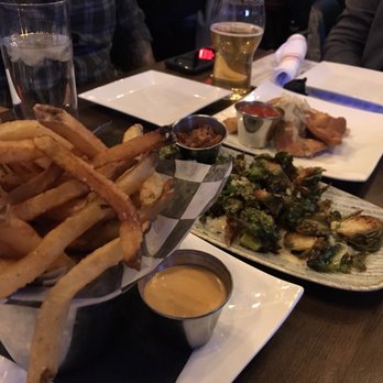 Wilson Hardware Kitchen & Bar - Fries and Brussels sprjouts - New American Near Me - Arlington, Virginia Wilson Hardware Kitchen & Bar - Fries and Brussels sprjouts - New American Near Me - Arlington, Virginia