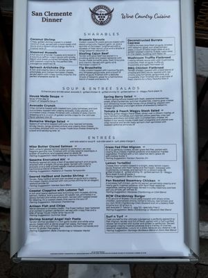 Menu photo 6 Rancho Capistrano Winery San Clemente, CA Menu photo 6 Rancho Capistrano Winery San Clemente, CA
