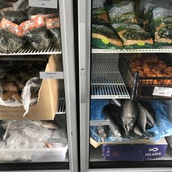Fresh fish and vegies