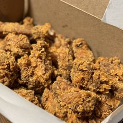 Chicken World - Double order of the 12 piece chicken wings (spicy)