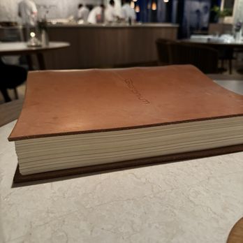 Geranium - Their wine "list".  Close to 300 hundred pages makes it a wine "novel".  Geranium, Copenhagen. - Scandinavian Near Me - Copenhagen, 84
