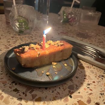 Kirby Club - Complimentary birthday dessert! Apricot cake - Mediterranean Near Me - Fairfax, Virginia Kirby Club - Complimentary birthday dessert! Apricot cake - Mediterranean Near Me - Fairfax, Virginia