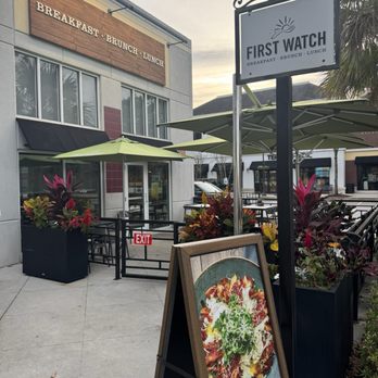 First Watch - Outdoor seating at entrance - Breakfast & Brunch Near Me - Mount Pleasant, South Carolina First Watch - Outdoor seating at entrance - Breakfast & Brunch Near Me - Mount Pleasant, South Carolina