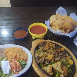 Las Fajitas of Bella Vista - Vegetarian fajitas are amazing!