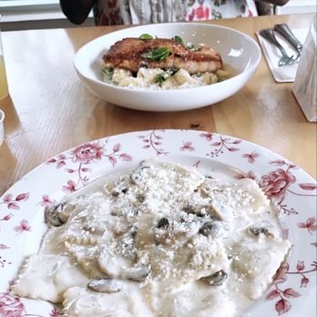 Luna Pasta e Dolci Take-Away - Mushroom ravioli and salmon with ricotta ravioli. - Pasta Shops Near Me - Miami, Florida Luna Pasta e Dolci Take-Away - Mushroom ravioli and salmon with ricotta ravioli. - Pasta Shops Near Me - Miami, Florida