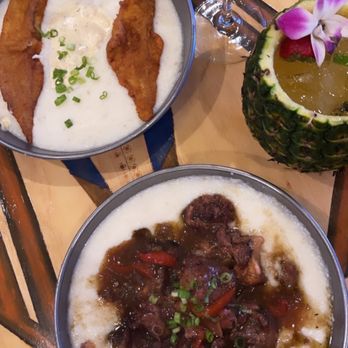 Kamp - Smoked Oxtails and Grits & Fish and Grits - Bars Near Me - Houston, Texas Kamp - Smoked Oxtails and Grits & Fish and Grits - Bars Near Me - Houston, Texas