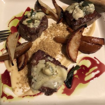 Copper State Brewing - Beef medallions with blue cheese and apples. DELICIOUS! - Breweries Near Me - Green Bay, Wisconsin