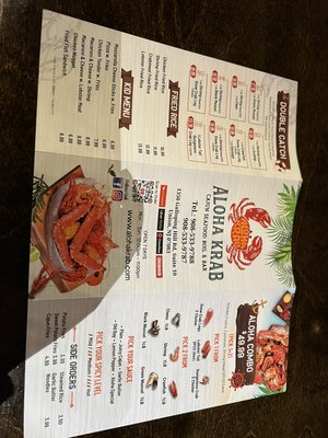 Menu photo 3 Aloha Krab Cajun Seafood & Bar Union, NJ