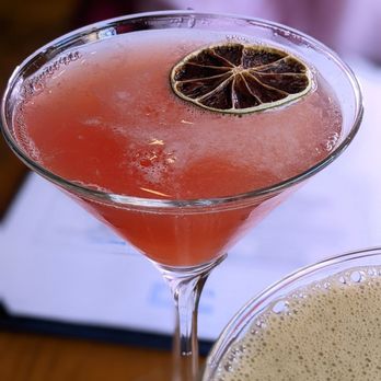 Brushmill by the Waterfall - Pomegranate and grapefruit mocktail - New American Near Me - Chester, Connecticut