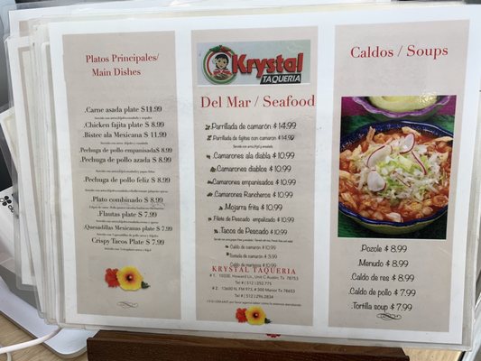 Menu photo 4 Krystal taqueria Bastrop, TX Menu photo 4 Krystal taqueria Bastrop, TX