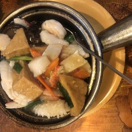 Seafood hot pot Seafood hot pot