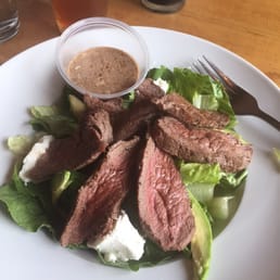 Sirloin Topped Avocado Salad