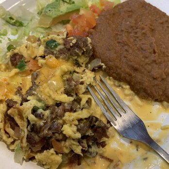Mi Madre's Restaurant - Fajita scramble . Skipped those high carb beans. - Tex-Mex Near Me - Austin, Texas