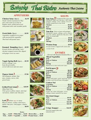 Menu photo 8 Baiyoke Thai Bistro Venice, FL