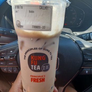 Kung Fu Tea - Milk tea ($5.85) - Bubble Tea Near Me - Ontario, California Kung Fu Tea - Milk tea ($5.85) - Bubble Tea Near Me - Ontario, California