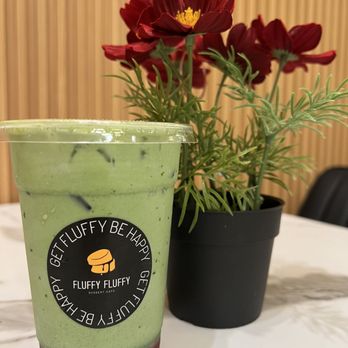 Fluffy Fluffy - strawberry matcha latte - Desserts Near Me - Tustin, California Fluffy Fluffy - strawberry matcha latte - Desserts Near Me - Tustin, California